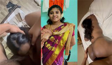 Desi Tamil Cuckold Wife – Threesome Doggy Fuck